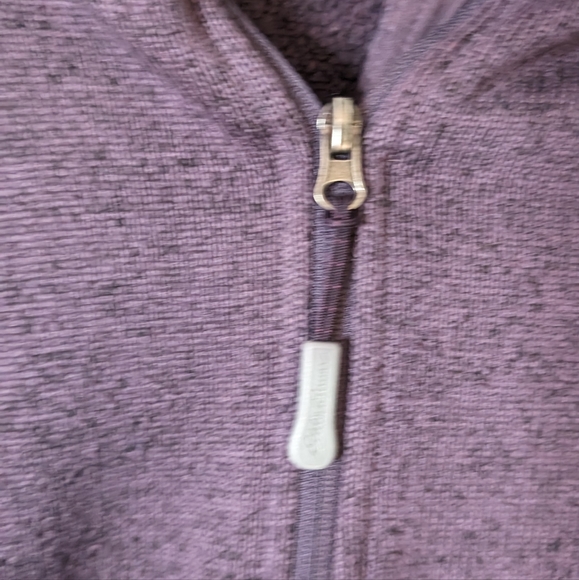 Eddie Bauer Jacket Women Medium Purple Fleece Basic Outdoor Hike Work XL - Picture 3 of 11